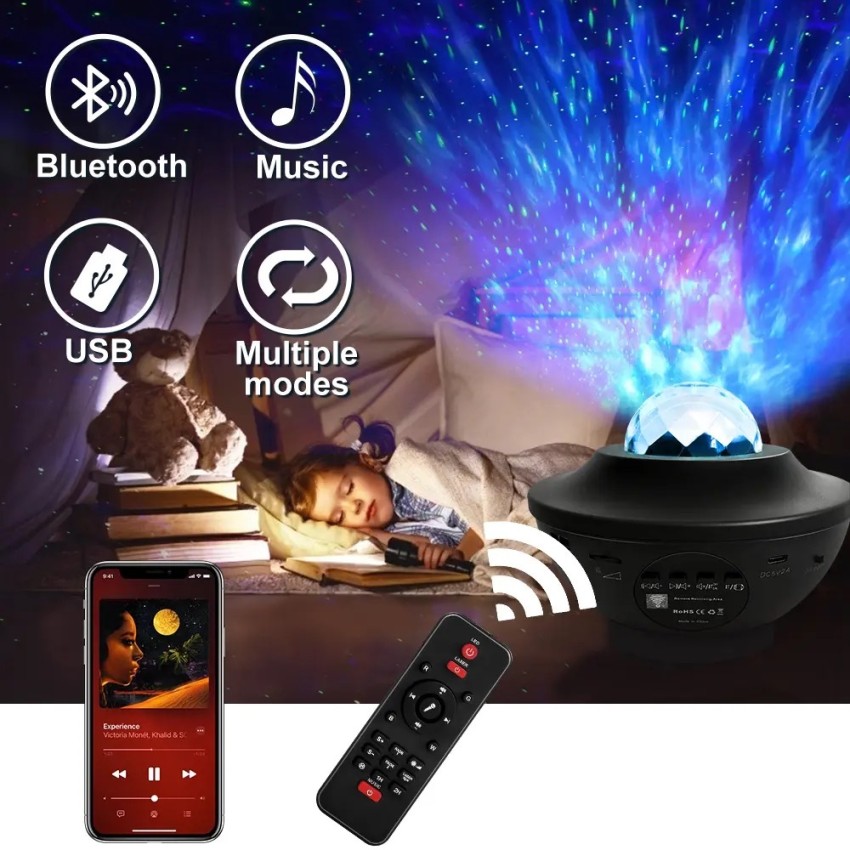 Galaxy Projector for Bedroom,Star Projector Galaxy Light Projector  Bluetooth Speaker,Night Light Projector for Kids Adults,Holiday Birthday  Party