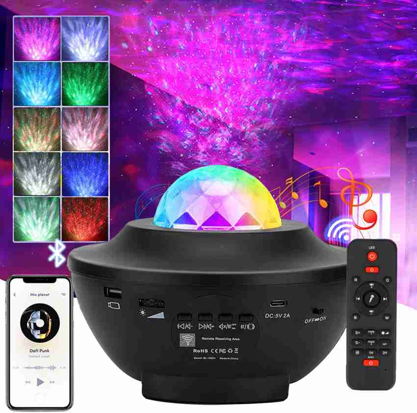 ELEPHANTBOAT LED Projector Light Bluetooth Music Star Light Projector Table  Lamp Price in India - Buy ELEPHANTBOAT LED Projector Light Bluetooth Music  Star Light Projector Table Lamp online at
