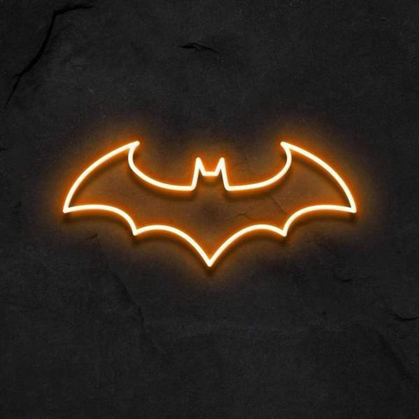 One Trade India Led Neon Signs Light Batman Logo Decorative Art
