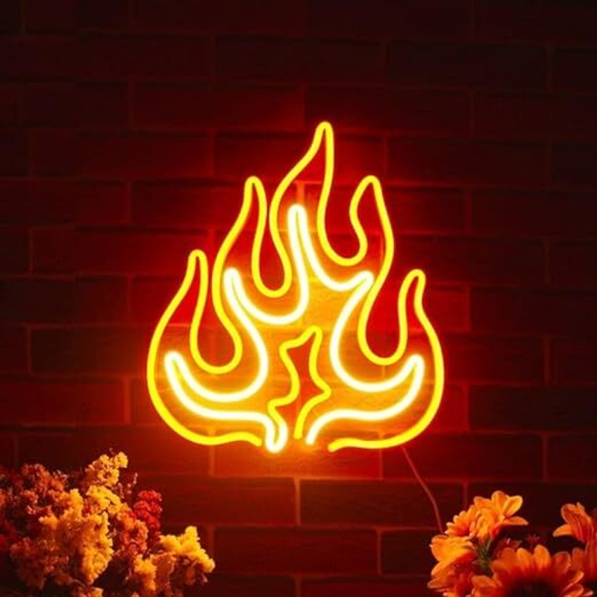Flame neon light 2025