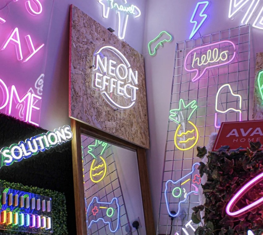 Good Vibes LED Neon Sign Light Bedroom Wall Decor USB Custom Name Neon Light  DIY
