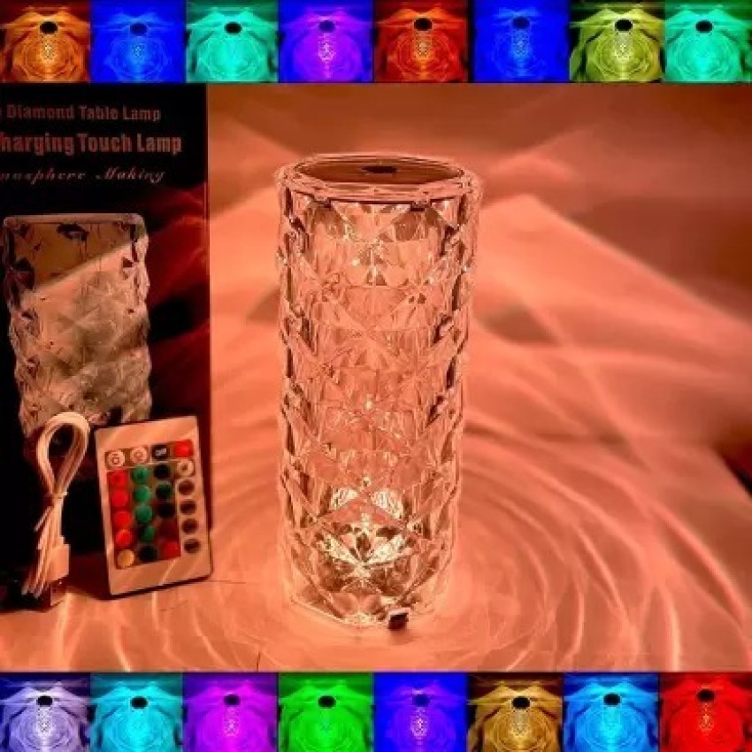 Lamp Shade 16 Color Changing RGB Night Light Touch Lamp (Remote & Touch)