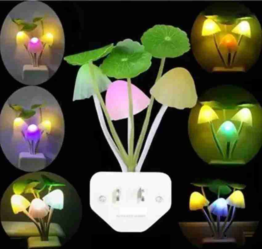MODERNEHUB Mushroom Lamp Automatic Smart Sensor Light MultiColor