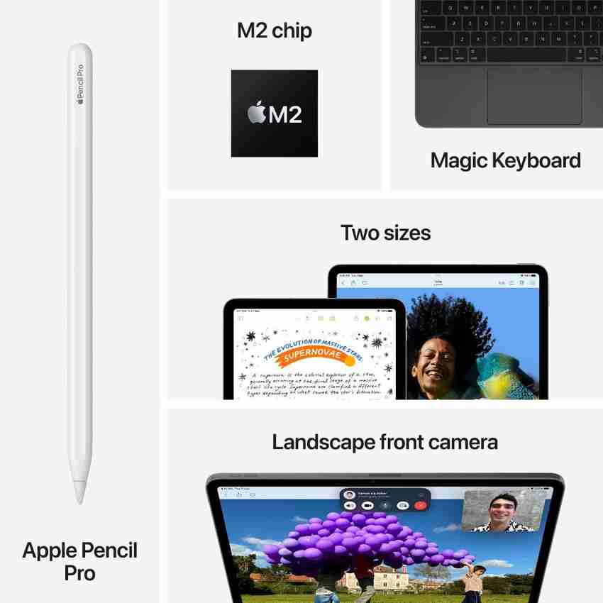 Apple 2024 iPad Air (M2) 128 GB ROM 11.0 Inch with Wi-Fi Only 