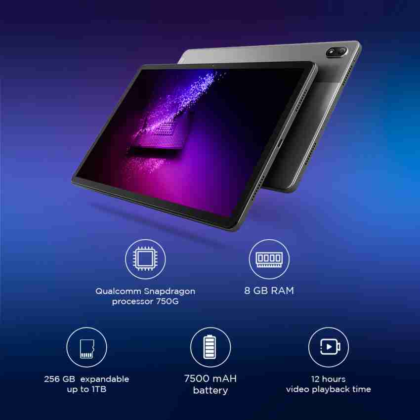 Buy Lenovo 27.94 cm (11 inch) Wi-Fi + 5G Calling Tablet 8 GB RAM, 256 GB,  Strom Grey, J607Z Online at Best Prices in India - JioMart.