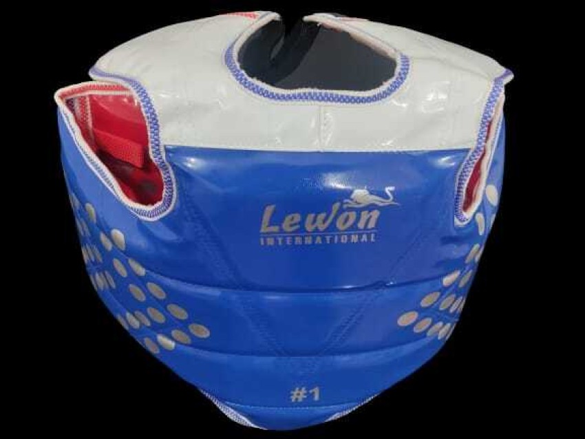 Lewon International Pvc Taekwondo Chest Guard For Unisex, 14 To 17 Years