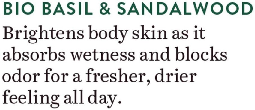 BIOTIQUE Bio Basil and Sandalwood Refreshing Body Powder Price