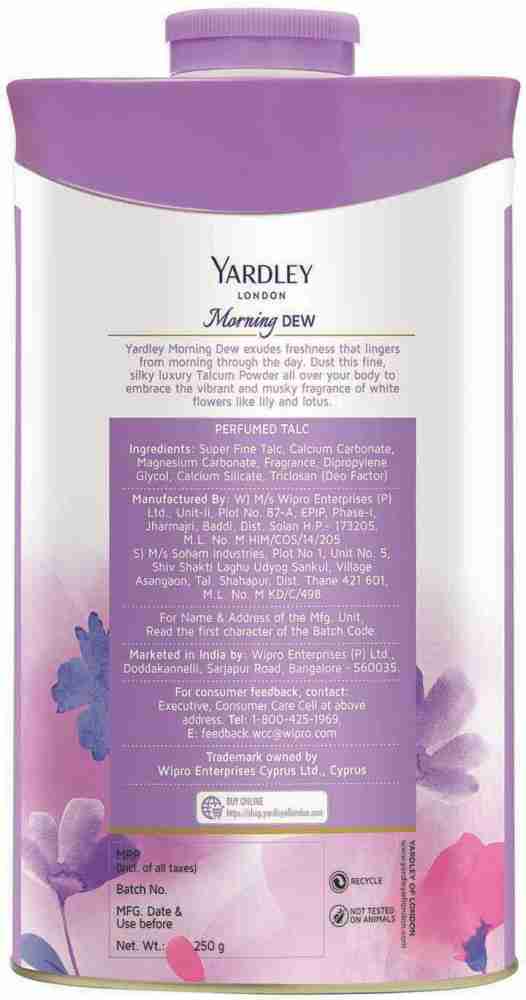 Yardley morning best sale dew powder