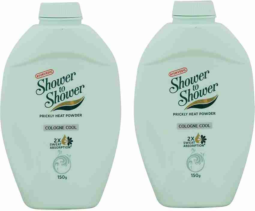 SHOWER TO SHOWER Heat Powder COLOGNE COOL - 2 x 150 g Packs - Price in  India, Buy SHOWER TO SHOWER Heat Powder COLOGNE COOL - 2 x 150 g Packs  Online