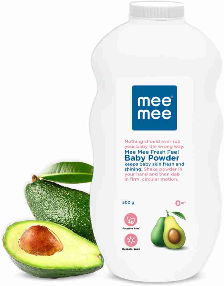 MeeMee fresh feel baby powder, Dermatological tested and Parabin