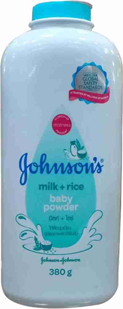 Johnson milk and shop rice baby powder