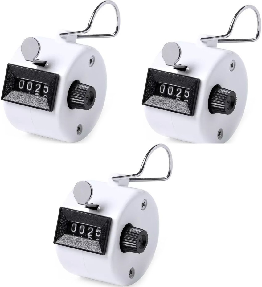 Handheld Portable 4 Digit Finger Clicker Sports Hand Tally Counter