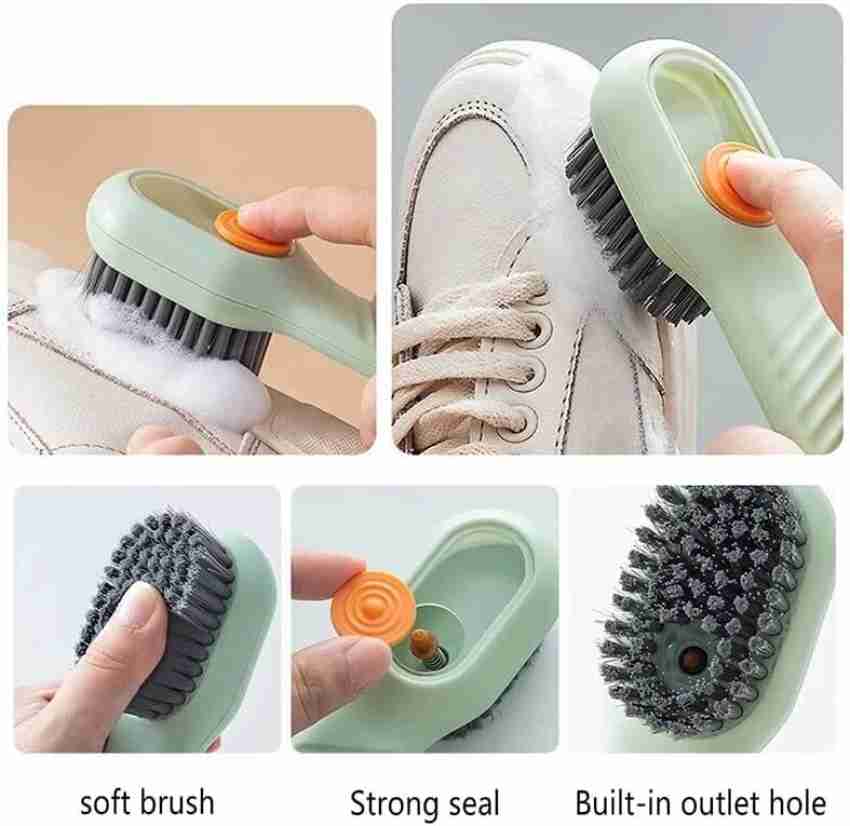 Automatic Liquid Adding Cleaning Brush, Multifunctional Liquid Shoe Brush,  Household Soft Bristle Cleaning Brush, for Clothes and ShoesWashing and