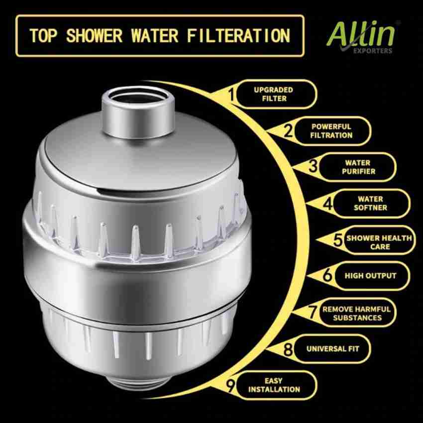 ALLEXTREME 15 Stage Shower Filter Tap Hard Water Softener with Replaceable  Multi-Stage Tap Mount Water Filter Price in India - Buy ALLEXTREME 15 Stage  Shower Filter Tap Hard Water Softener with Replaceable