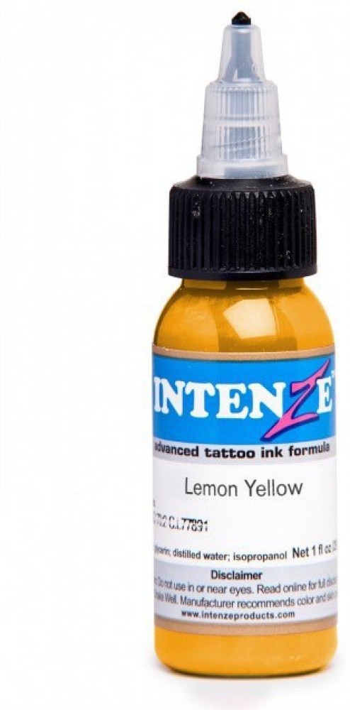 Intenze Lemon Yellow Tattoo Ink Price in India  Buy Intenze Lemon Yellow Tattoo  Ink online at Flipkartcom