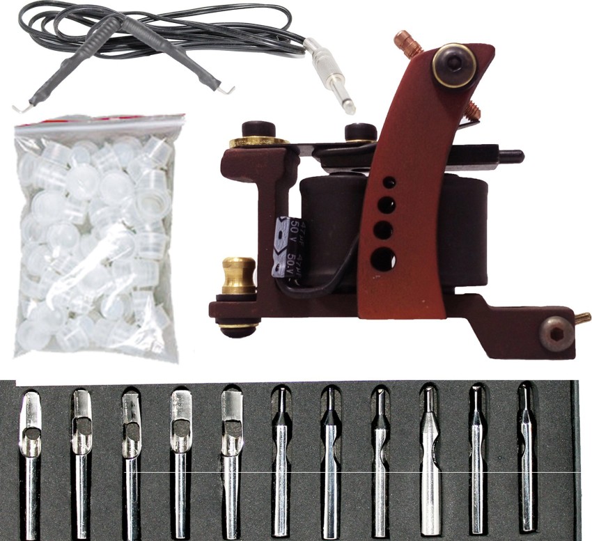 Tattoo Machine Kit CINRA Complete Tattoo Kit 2 Pro Tattoo Machine Gun  Coils Machine Kit 7