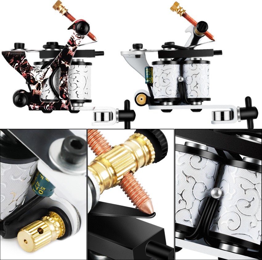 HASTHIP Rotary Tattoo Machine Full Kit Coil Tattoo Machine Shader Permanent  Tattoo Kit Price in India - Buy HASTHIP Rotary Tattoo Machine Full Kit Coil Tattoo  Machine Shader Permanent Tattoo Kit online