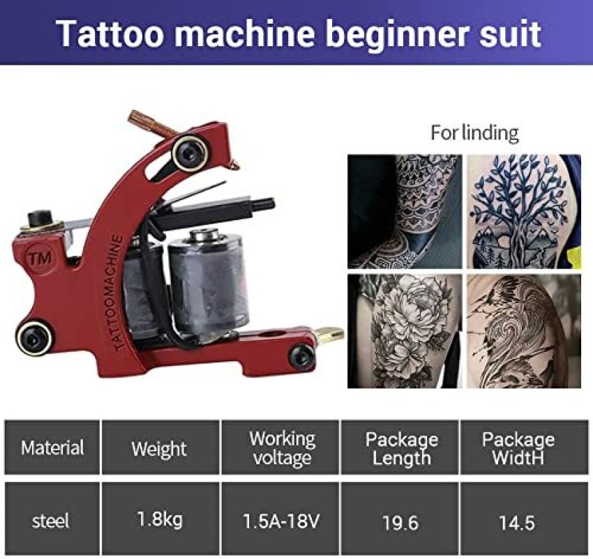 Tattoo Set Tattoo Machine Full Set Of Tools Tattoo Pen Set Tattoo Motor   Fruugo IN