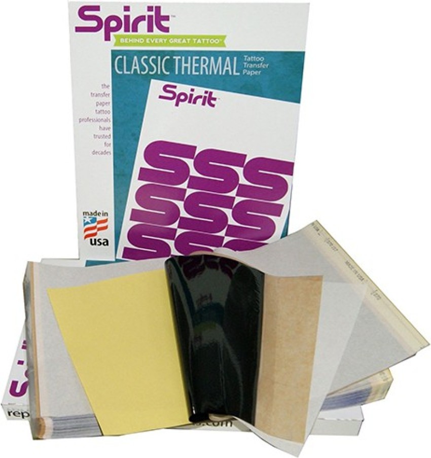 Lineart Tattoo Spirit Classic Thermal Stencil Paper (Pack of 10) Made In  USA Permanent Tattoo Kit Price in India - Buy Lineart Tattoo Spirit Classic Thermal  Stencil Paper (Pack of 10) Made