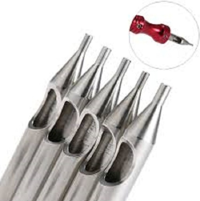 Wholesale 11PCS Stainless Steel Nozzle Tattoo Tips Kit Round Flat Mixed  Size Sliver Tattoo Needles Tips From malibabacom