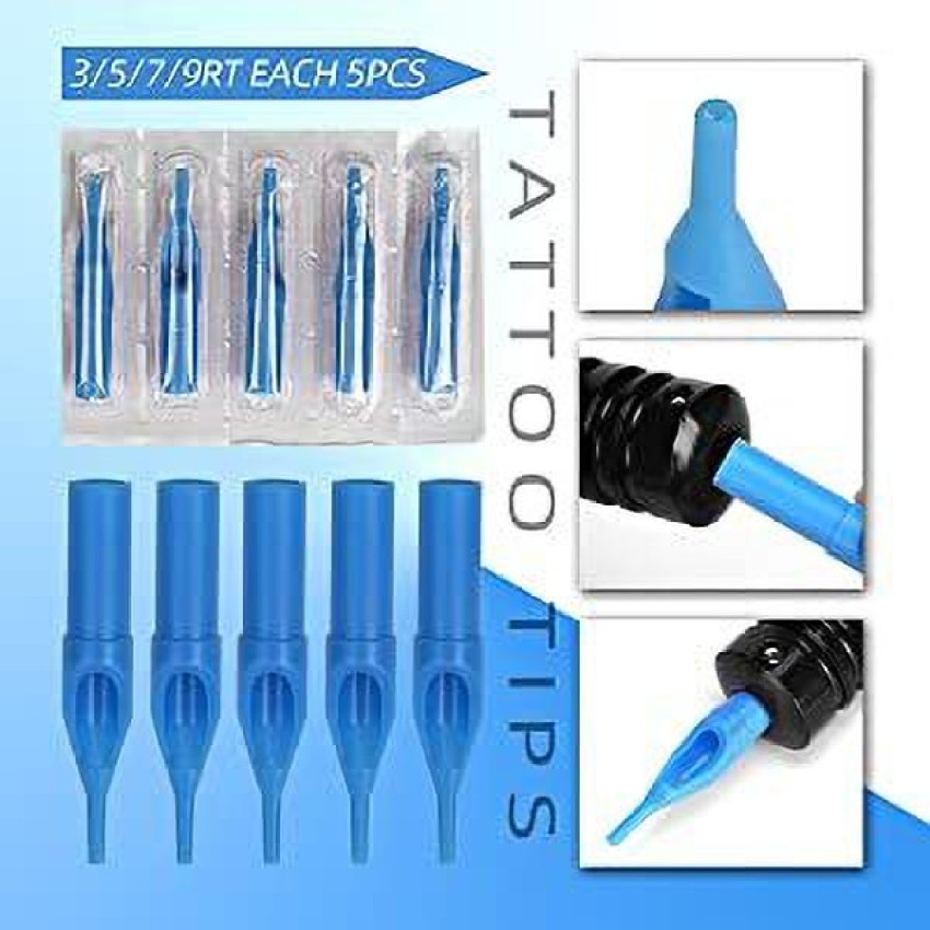 Shield plus 7FT25PCS 11FT25PCS TATTOO NOZZLE TIP TOTAL 50 PIECES  Permanent Tattoo Kit Price in India  Buy Shield plus 7FT25PCS  11FT25PCS TATTOO NOZZLE TIP TOTAL 50 PIECES Permanent Tattoo Kit online