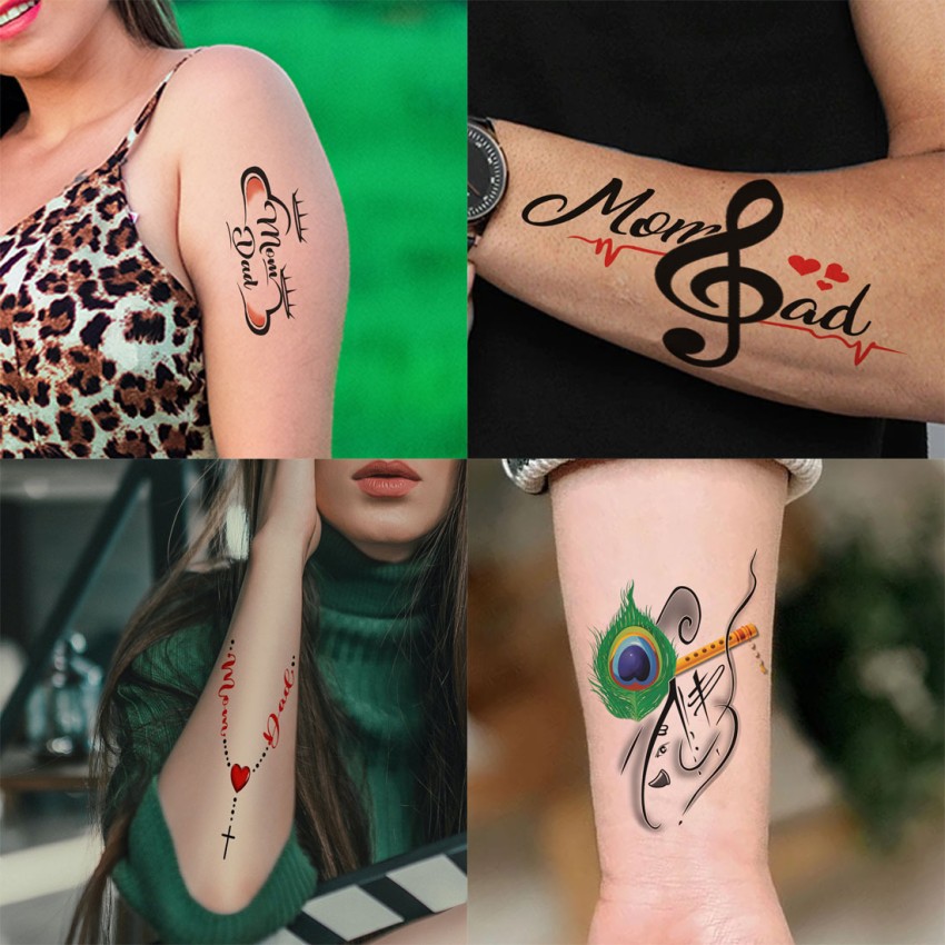 Ordershock Birds, Believe,Smile, Happy Tattoo Waterproof For Girls