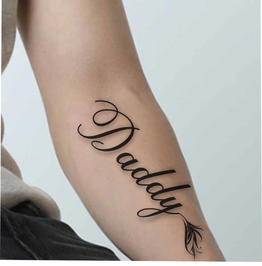 Simply Inked h Alphabet Semi Permanent Tattoo