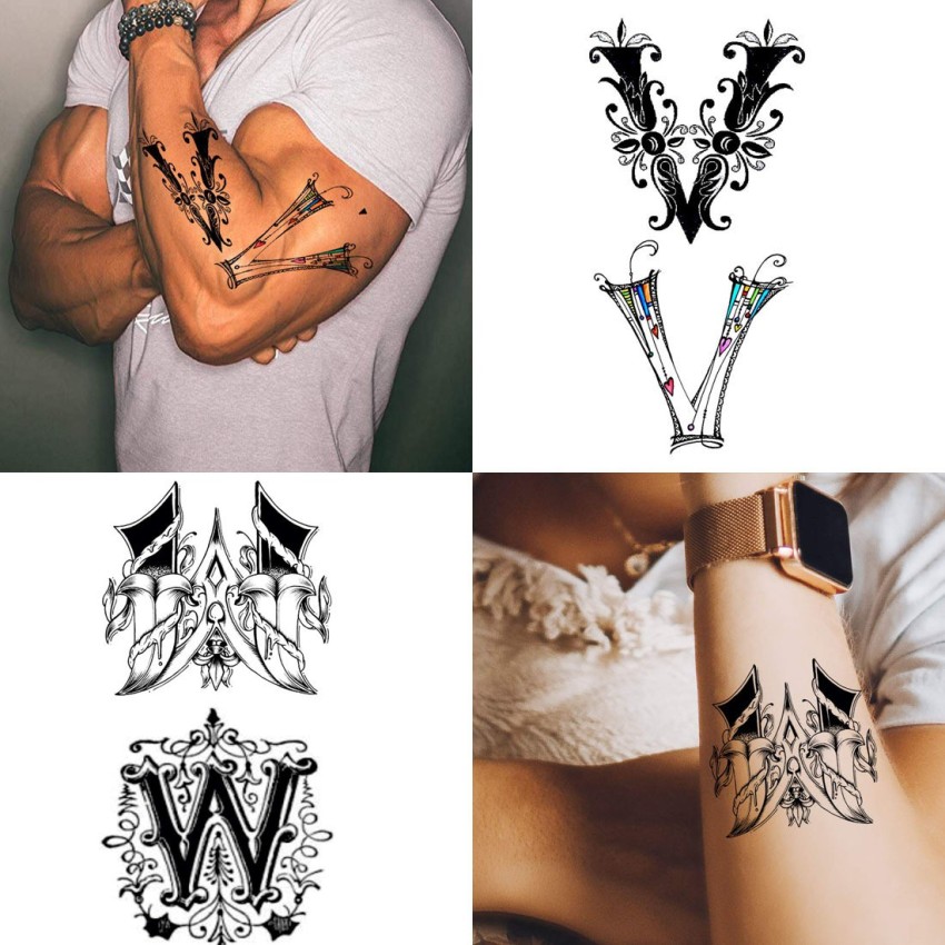 65 Amazing V Letter Tattoo Designs and Ideas  Body Art Guru