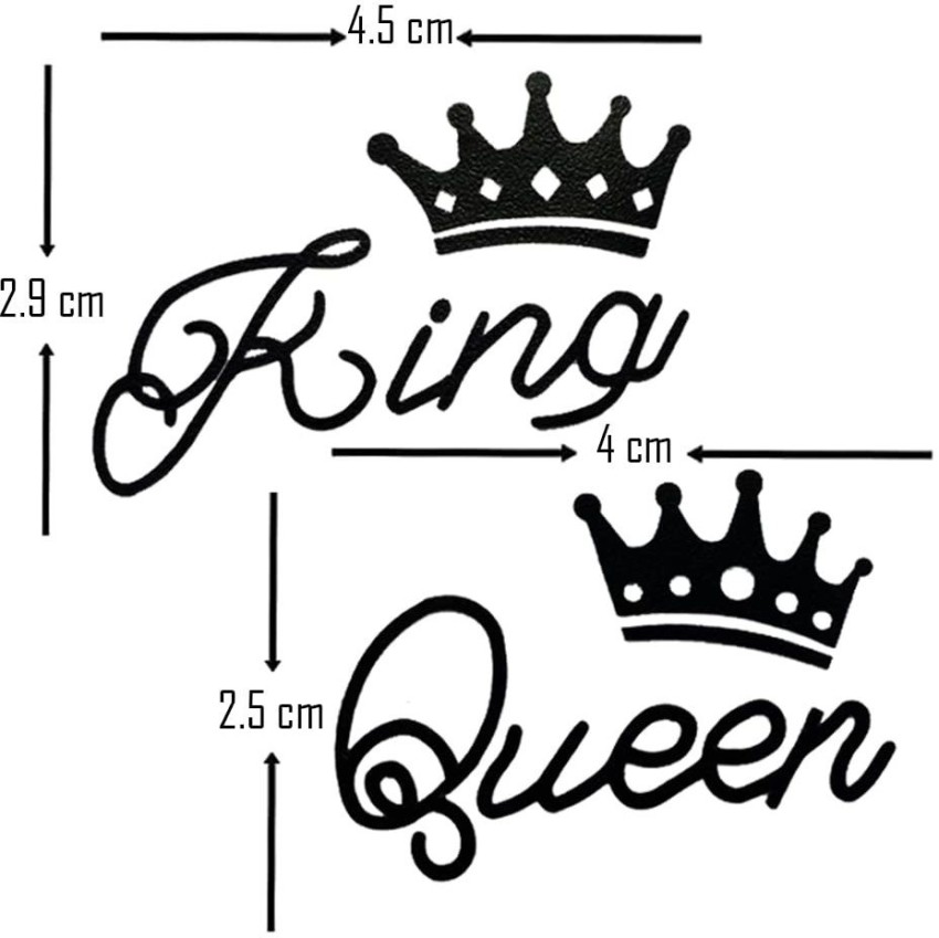 Queen B Temporary Tattoo Sticker (Set of 2)