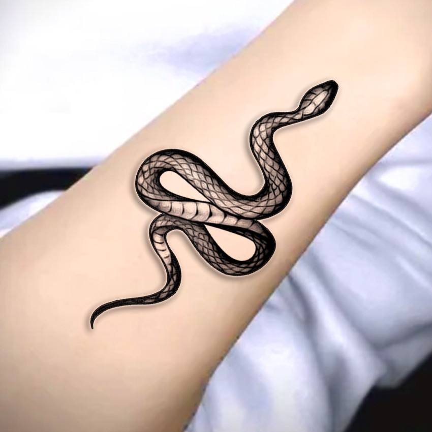 The Soma Snake by Jakenowicz Temporary Tattoo - Set of 3 – Tatteco