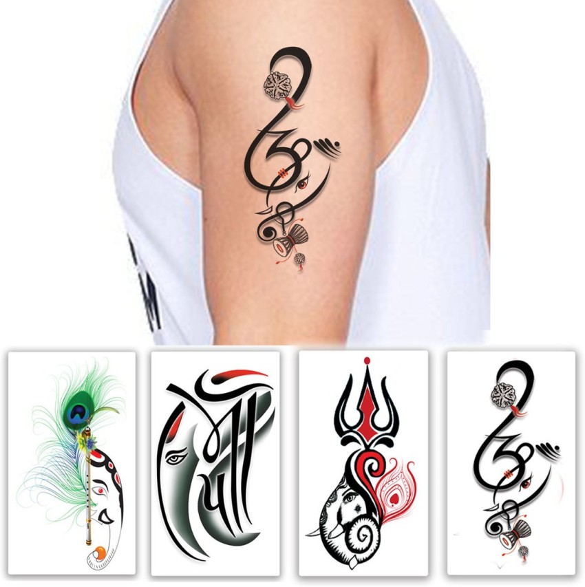 Trishul with Shiva Eye Tattoo - Arm tattoo design - tattoo design for men  and women - YouTube
