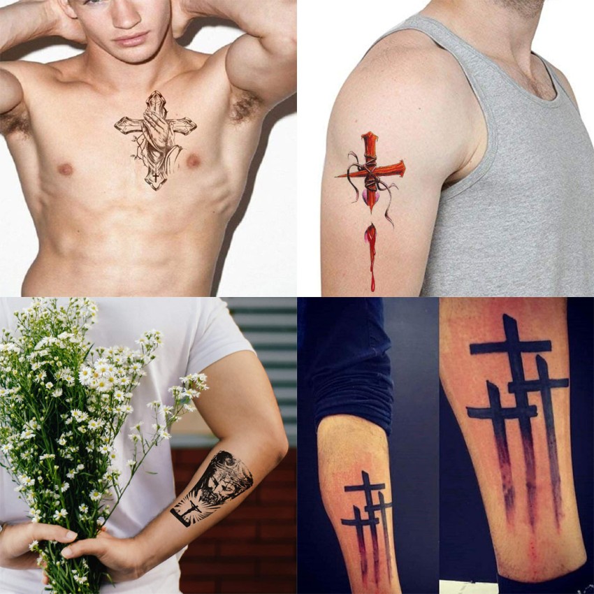 jesus cross tattoo images