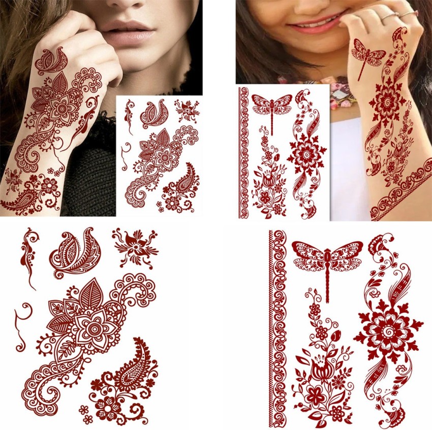 210 Butterfly Henna Tattoo Illustrations RoyaltyFree Vector Graphics   Clip Art  iStock