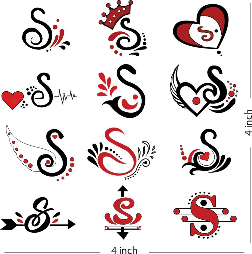 Relaunch Letters Design Letter S Tattoo Designs