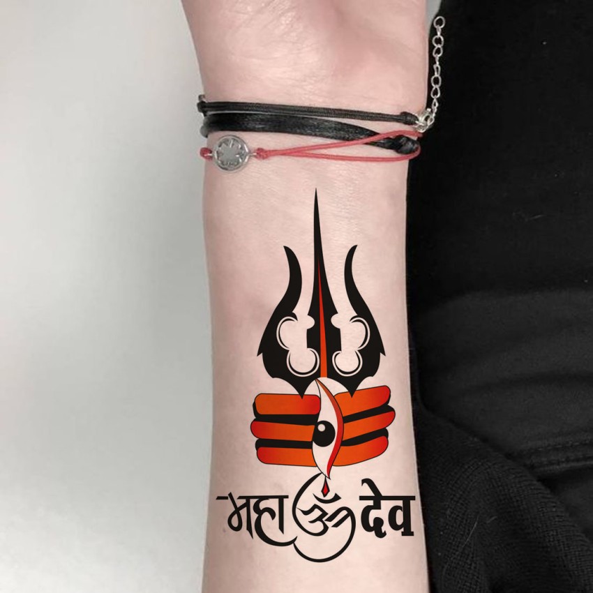 Om namah shivay tattoo  Om namah shivaya tattoo Om trishul tattoo Small  wrist tattoos