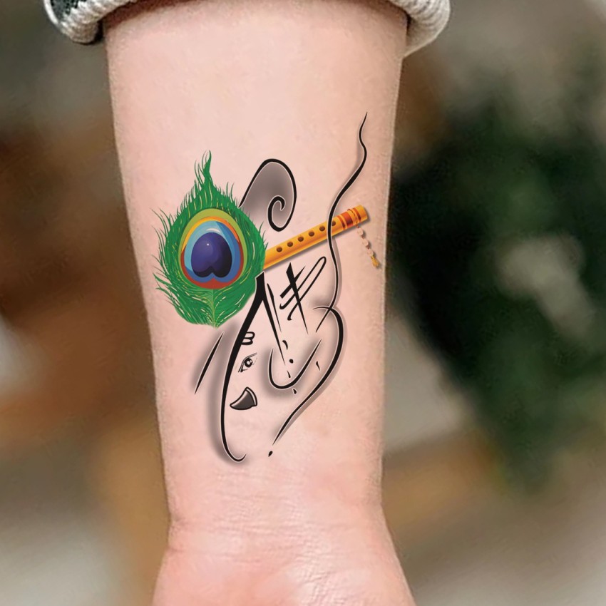 Peacock Feather tattoo T  Dev Tattoos  Tattoo Artist in New Delhi India