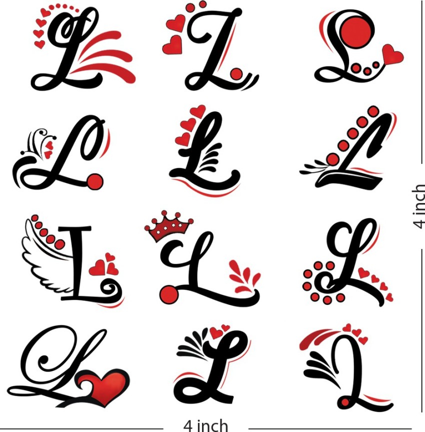 Tattoo Style Letter L Stock Illustrations  117 Tattoo Style Letter L Stock  Illustrations Vectors  Clipart  Dreamstime