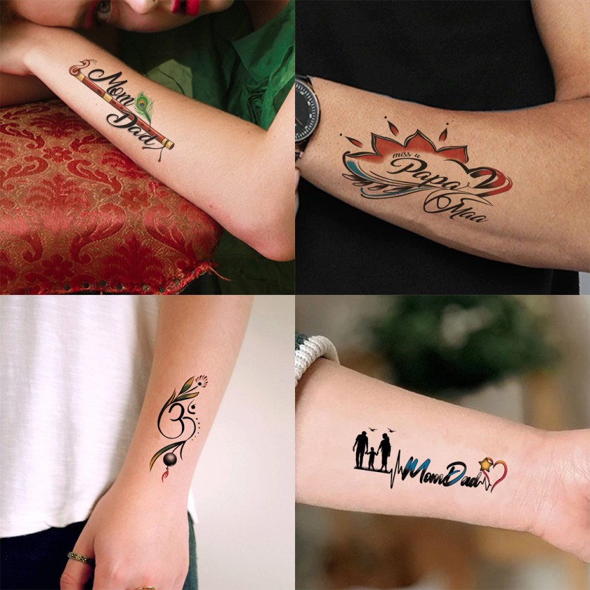 Collection of 30 Best Mom Dad Tattoos on Hand For Boys  TiptopGents