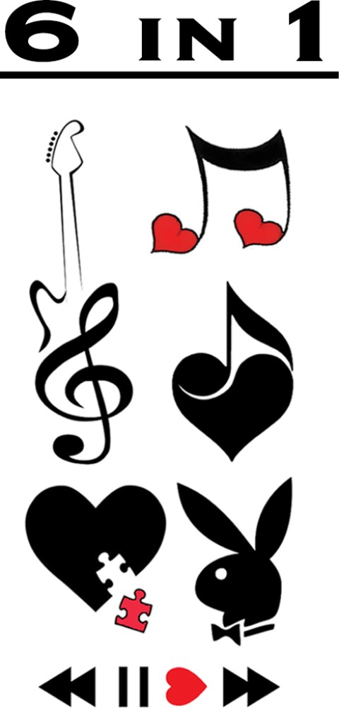 Aggregate more than 64 music symbol heart tattoo best  thtantai2