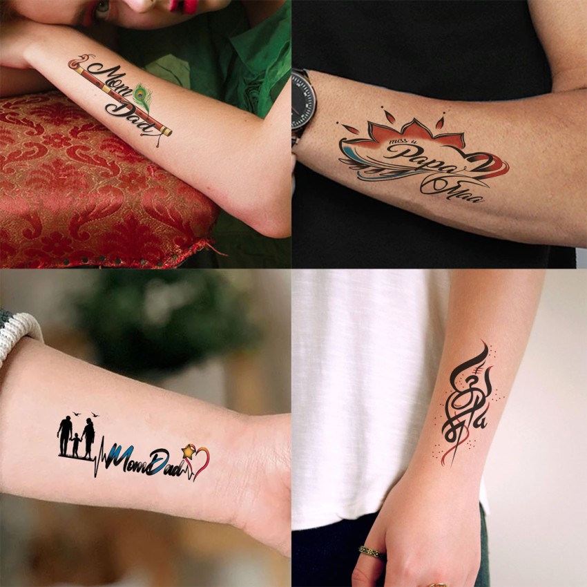 Top 10 Maa Pa Tattoo Designs  YouTube