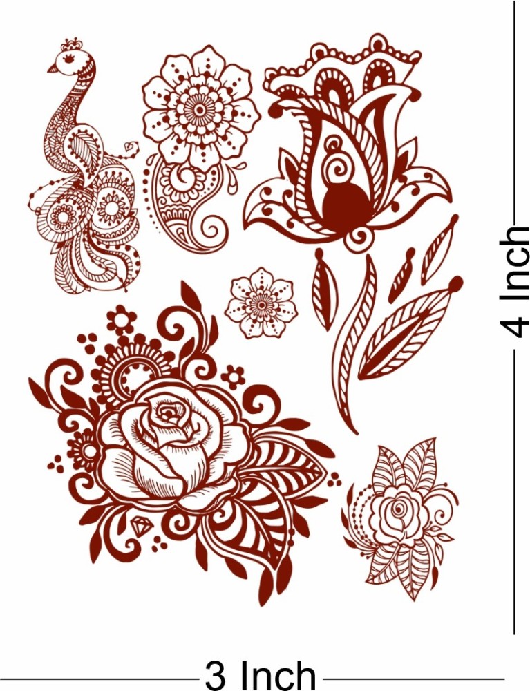 Peacock in Indian Mehndi Style Stock Vector - Illustration of henna,  decoration: 68683525