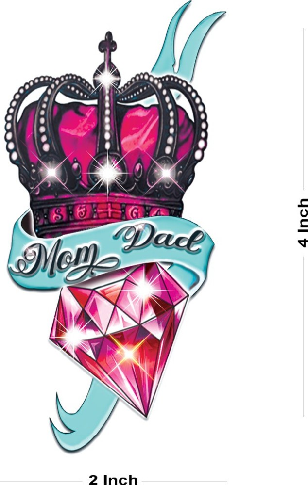 fashionoid King And Queen With Crown Waterproof Temporary Tattoo for Boys  Girls - Price in India, Buy fashionoid King And Queen With Crown Waterproof  Temporary Tattoo for Boys Girls Online In India