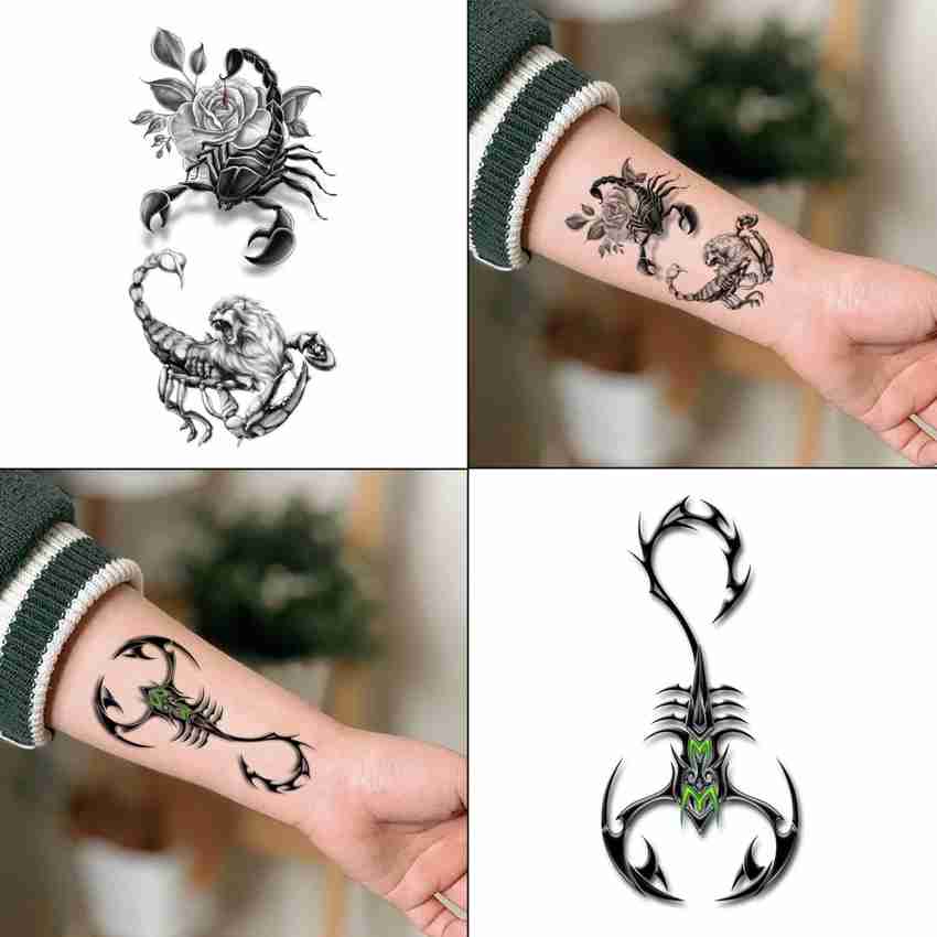 Purple scorpion body piercing & tattoo prices store
