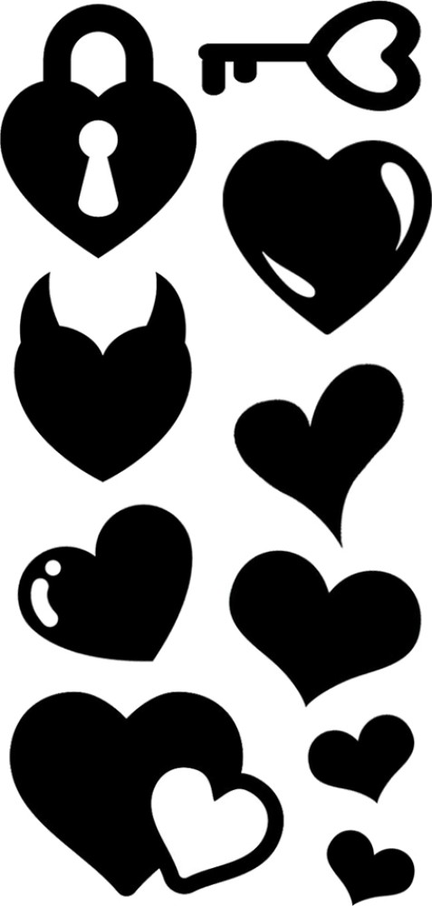 730 Black Heart Tattoo Designs Silhouettes Illustrations RoyaltyFree  Vector Graphics  Clip Art  iStock