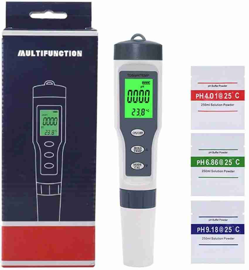 amiciSense 3 in 1 TDS Temperature and PH Meter for Drinking Water