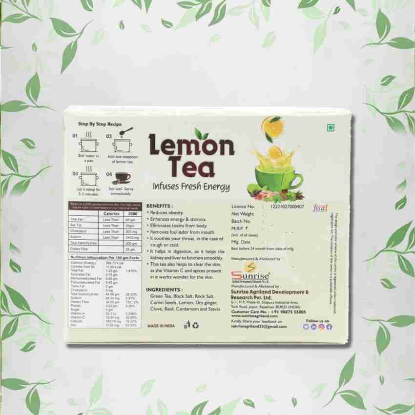 Is lemon tea good for weight loss sales