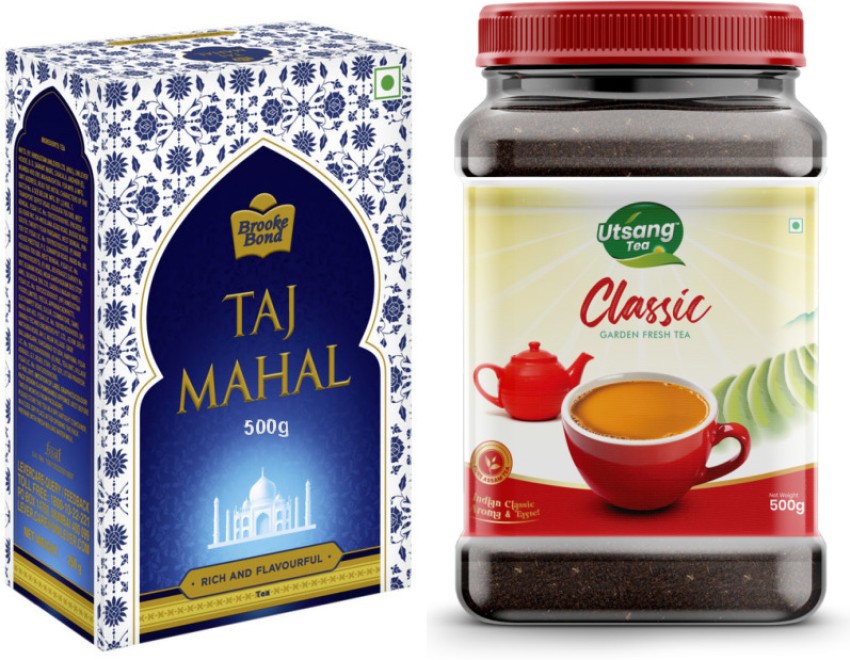 Taj Mahal Tea - 500g Box & Utsang Assam Classic Leaf Tea - 500g