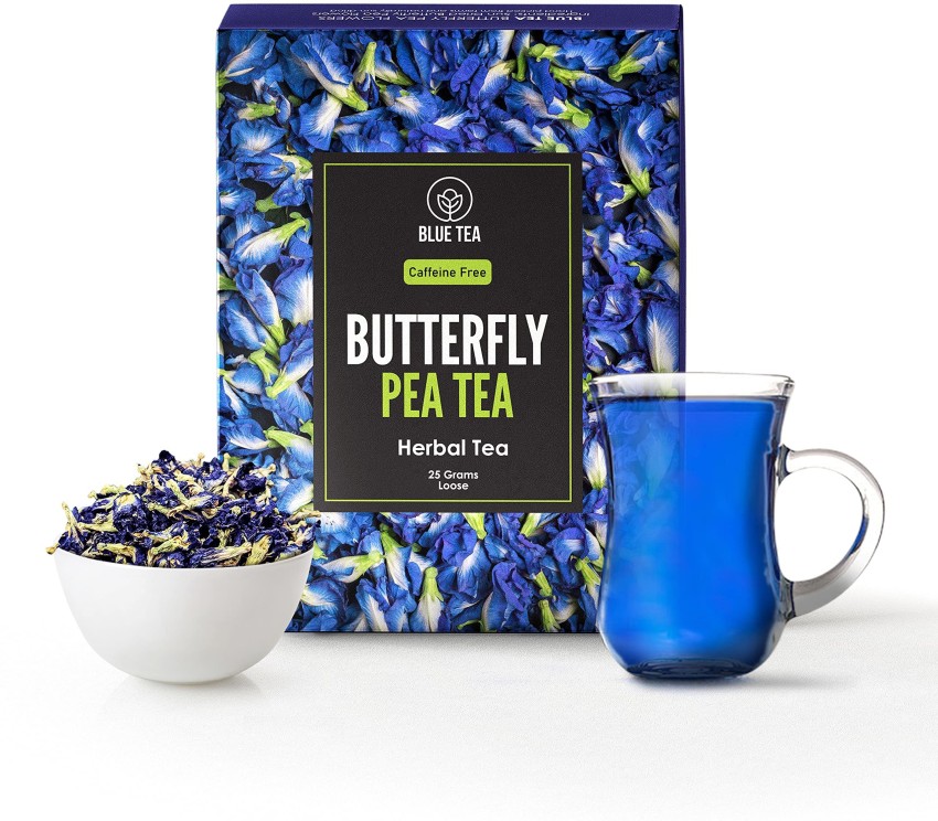 Buy The Tea Ark Organic Tea Bags Blue Tea Butterfly Pea Flower   Spearmint with Natural Green Tea 25s Online at Best Price  HerbalGreen  Teas