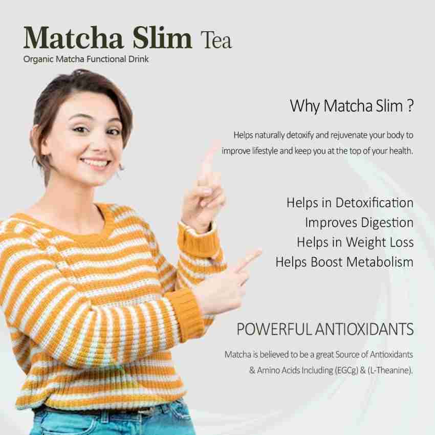 Vokin Biotech Matcha Slim Green Tea Powder for Weight Loss Drink 500gm