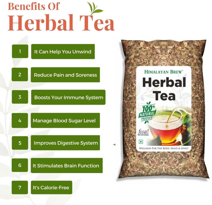 Himalayan Brew Herbal Green Tea for Immunity Weight loss & Detox (Tulsi  Lemon Grass Arjun Chal) Herbs Herbal Tea Pouch Price in India - Buy  Himalayan Brew Herbal Green Tea for Immunity